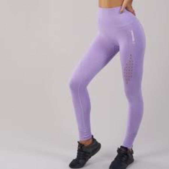 Gymshark Energy Seamless Leggings- Lilac - Picture 2 of 4